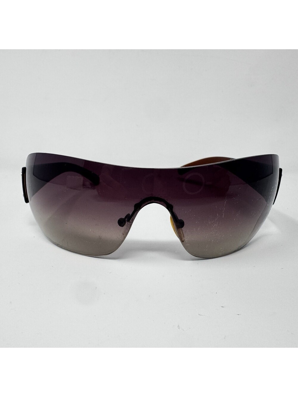 Vintage Prada Sport SPS 07F 4AN-6S1 Shield Sunglasses Parts Repair